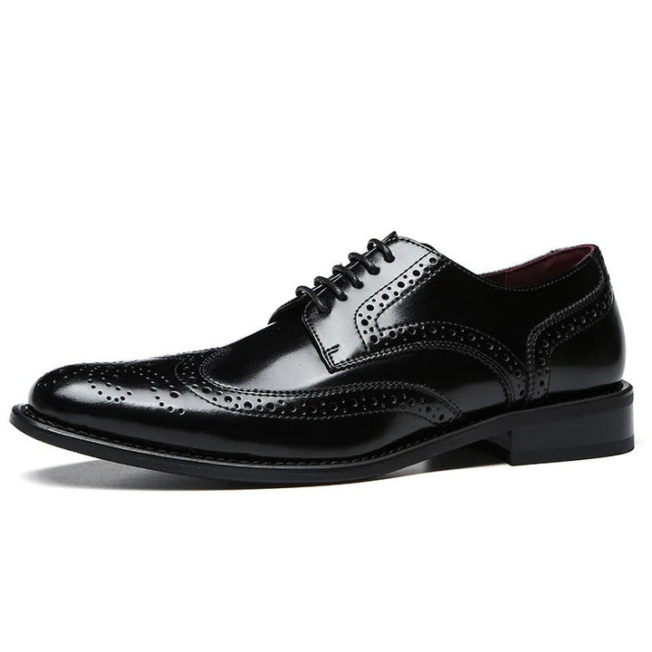 Brogues en Cuir de Vache 100% Pembroke