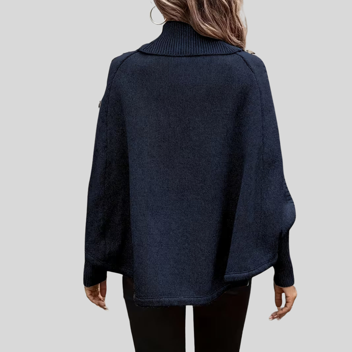 Norelle™ | Pull à col montant en tricot torsadé