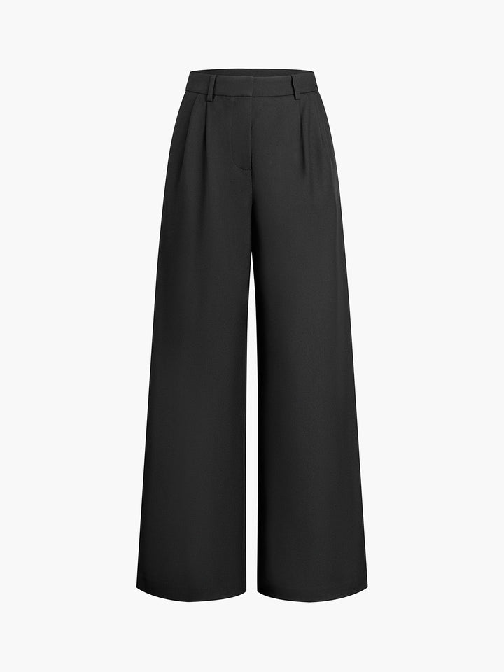 Pantalons larges unis sans ceinture