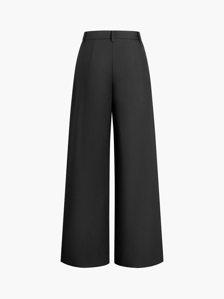 Pantalons larges unis sans ceinture