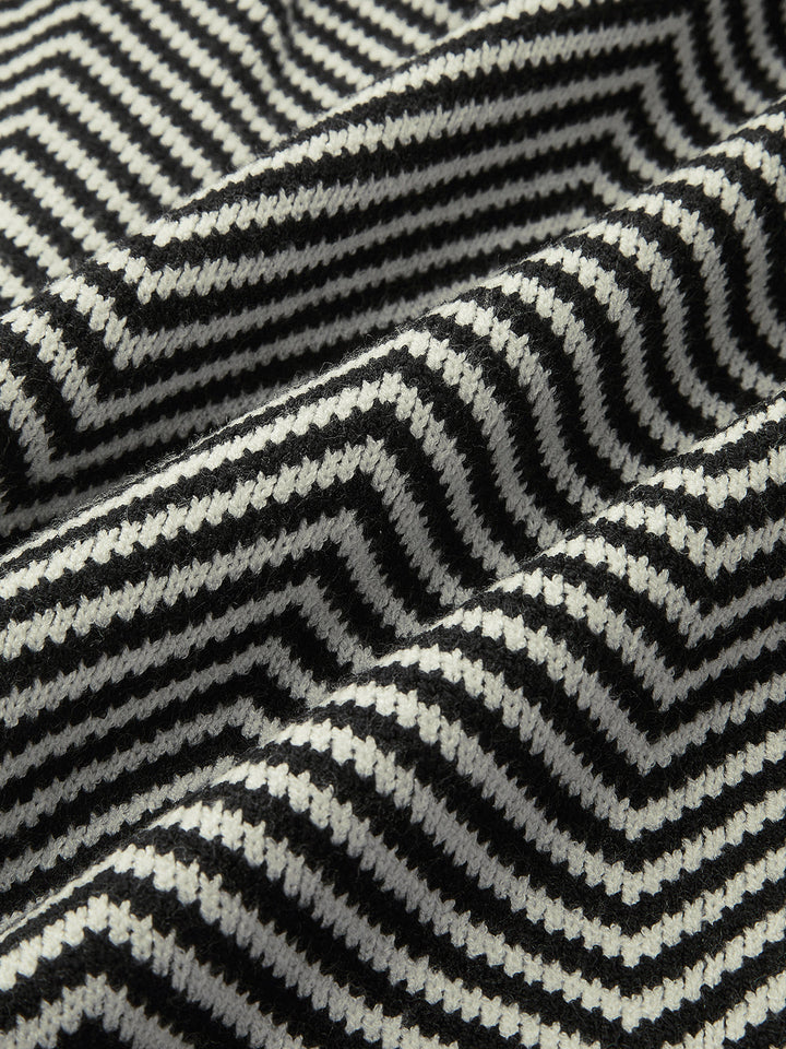 Cardigan Herringbone Surdimensionné