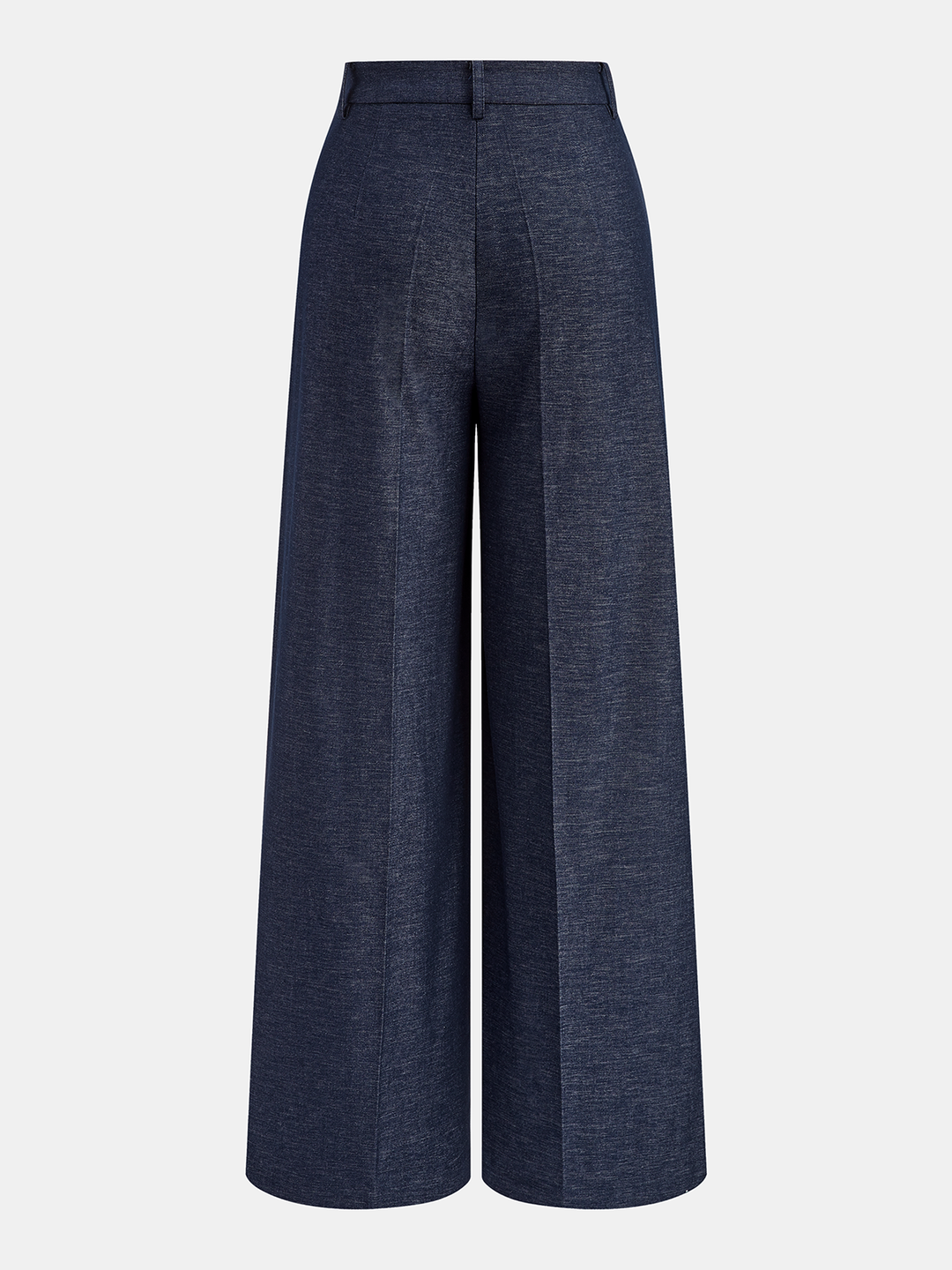 Pantalon large à taille asymétrique
