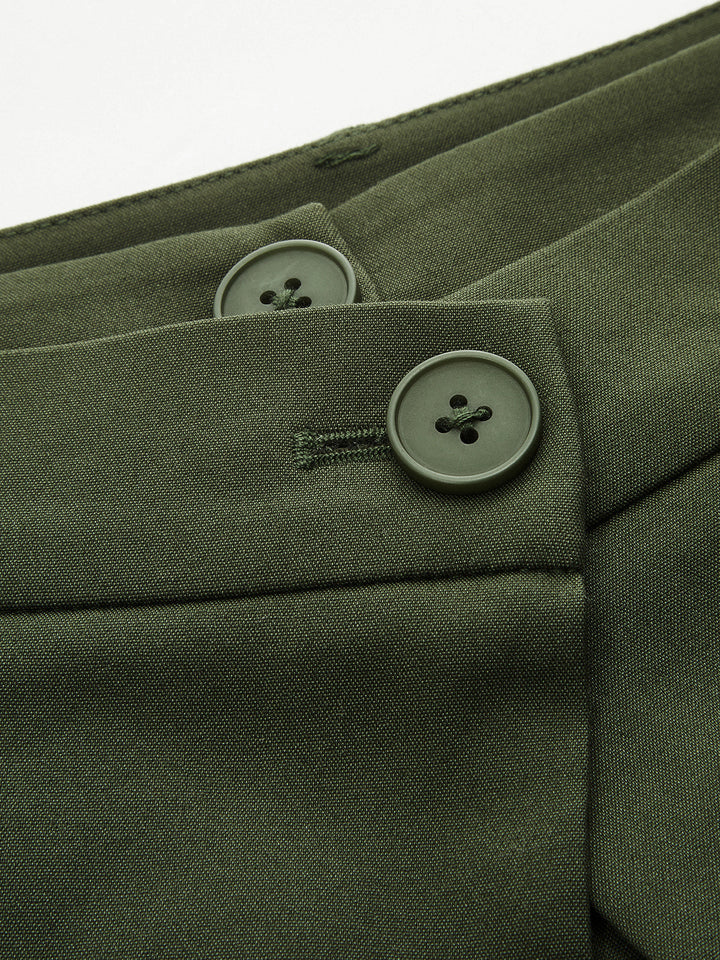Pantalons larges à taille croisée