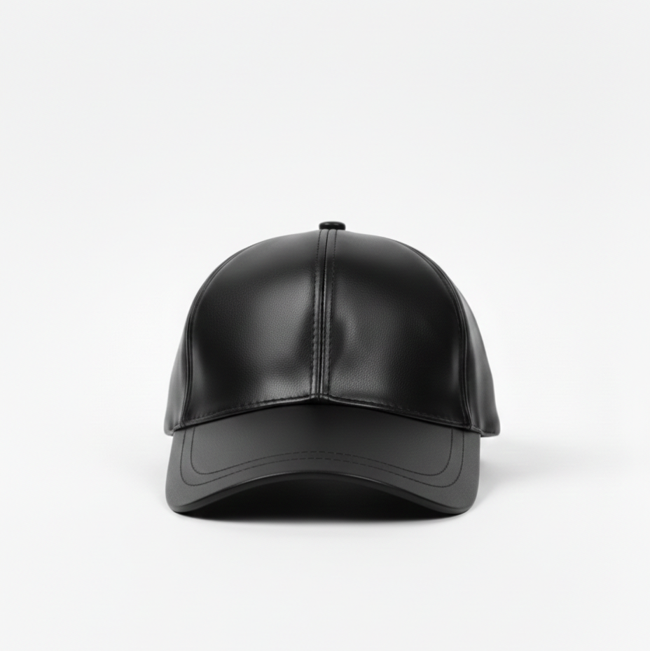 Casquette en Cuir - Vin