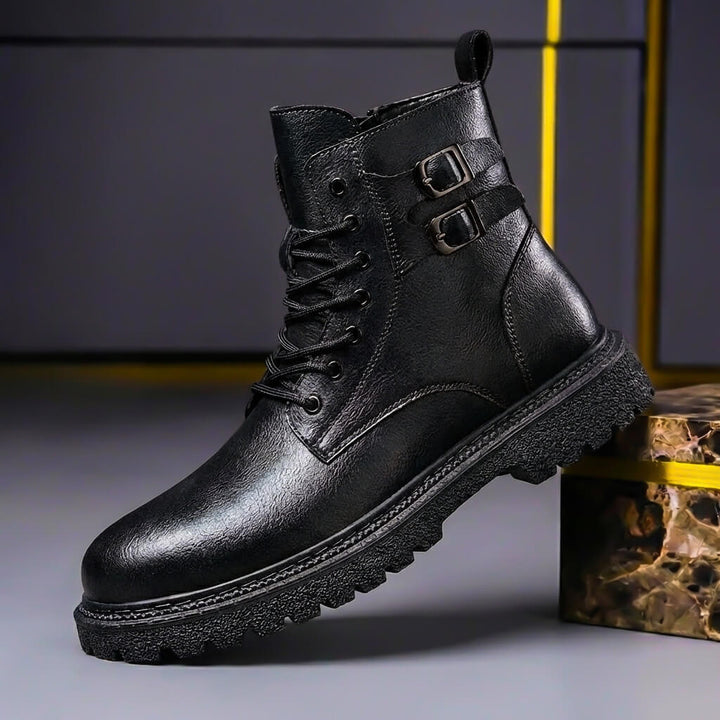 Bottes en Cuir Véritable Griffin