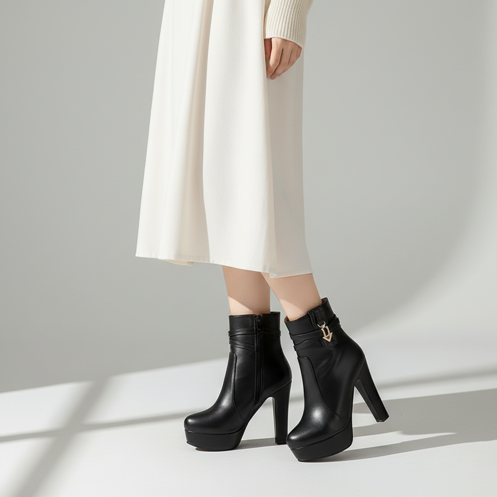 Bottes en Cuir Celine