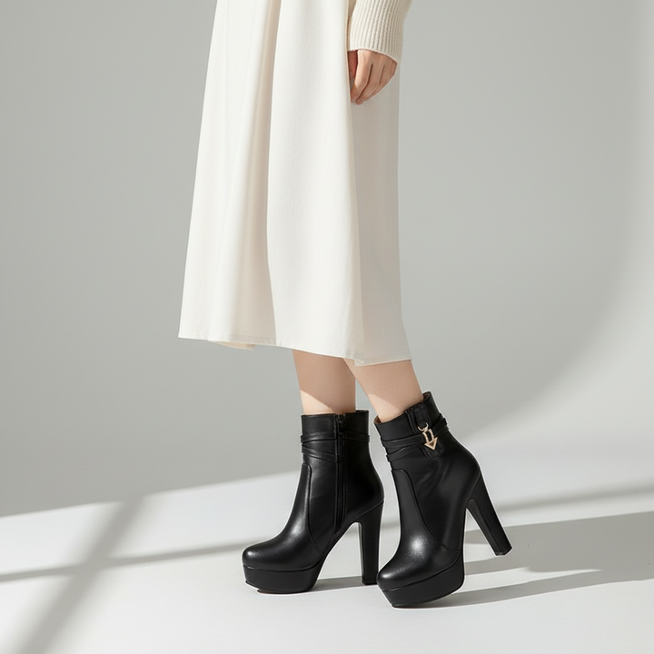 Bottes en Cuir Celine
