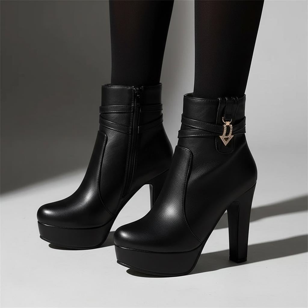 Bottes en Cuir Celine