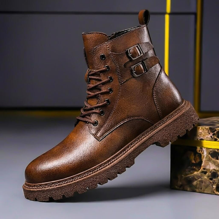 Bottes en Cuir Véritable Griffin