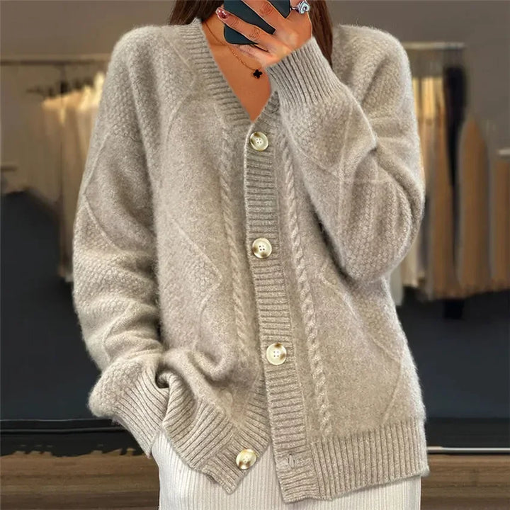 Lena | Cardigan Doux avec Boutons