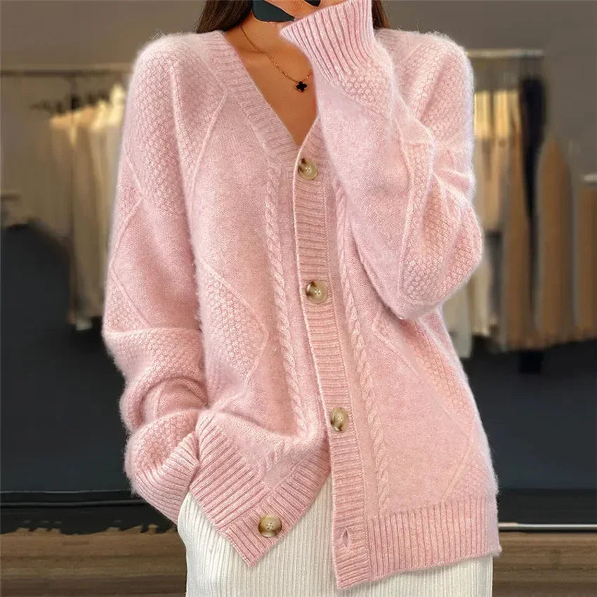 Lena | Cardigan Doux avec Boutons
