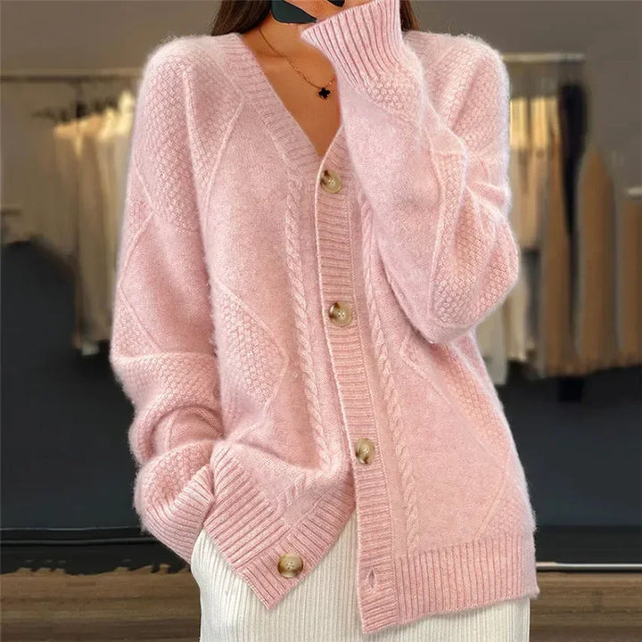 Lena | Cardigan Doux avec Boutons