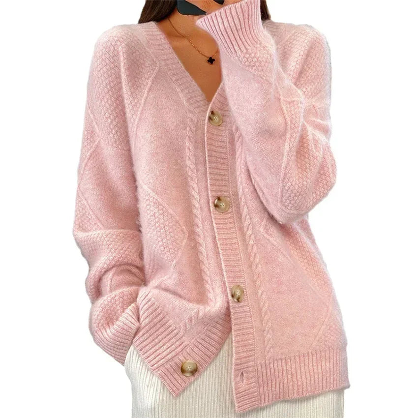 Lena | Cardigan Doux avec Boutons