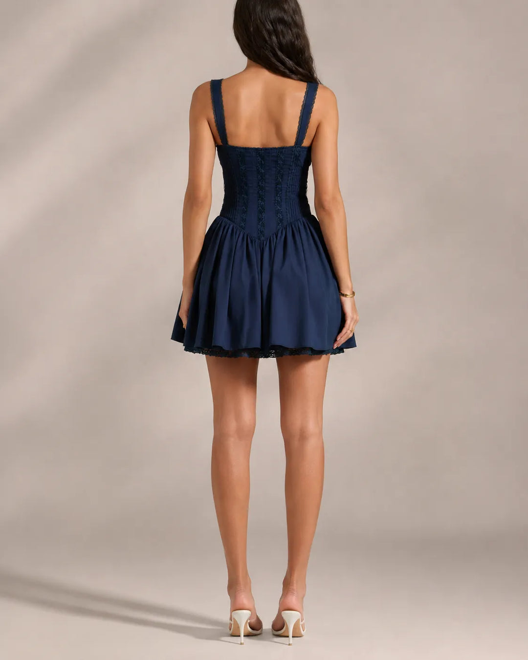 Elara | Robe Mini Corset Off-Shoulder