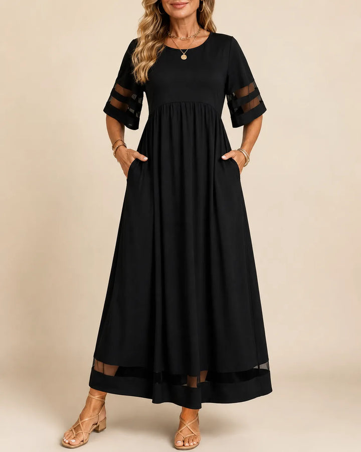 Aubrey™ – Robe Midi Flatteuse et Lissante pour le Ventre