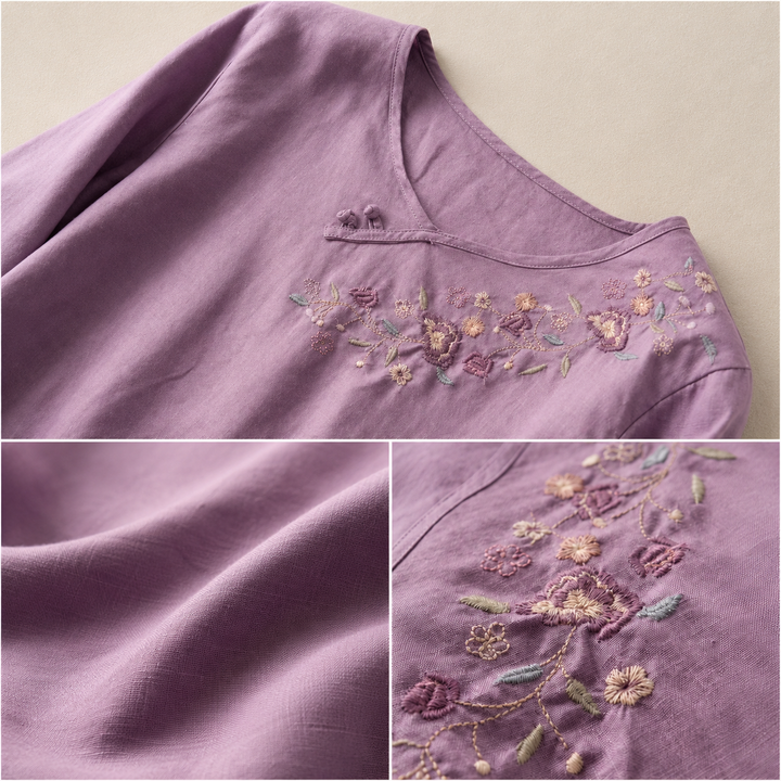 Blouse en Coton Lin Amoura