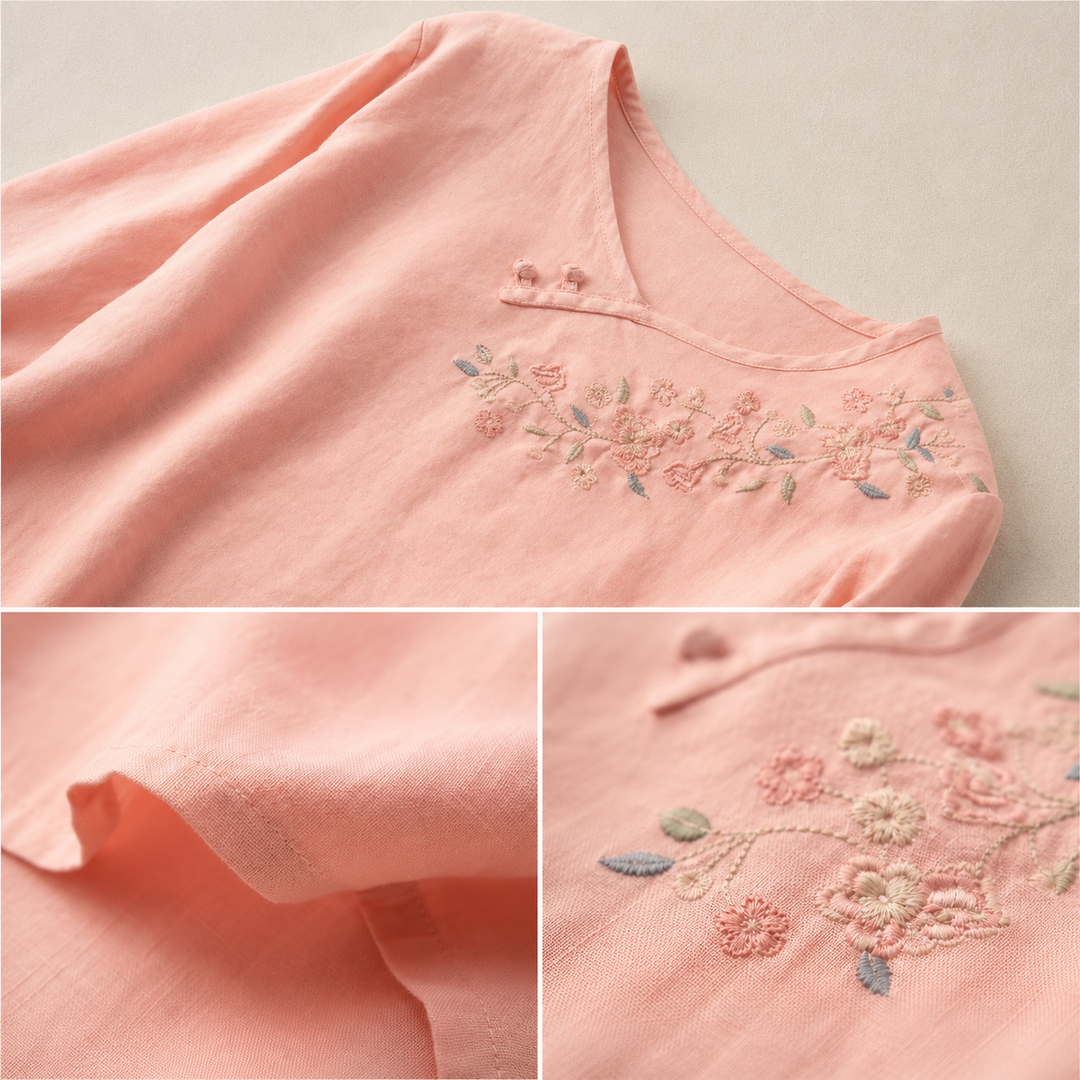 Blouse en Coton Lin Amoura