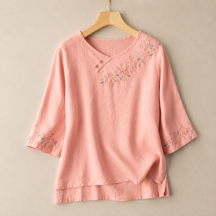 Blouse en Coton Lin Amoura