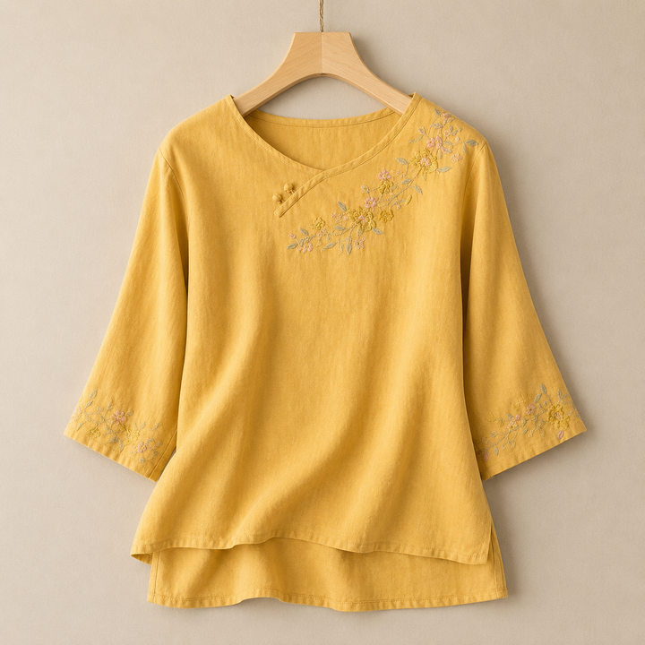 Blouse en Coton Lin Amoura