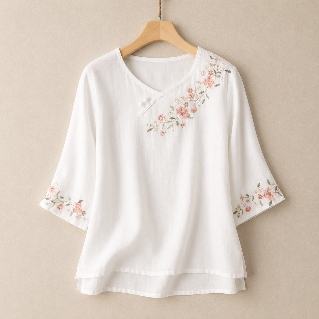 Blouse en Coton Lin Amoura