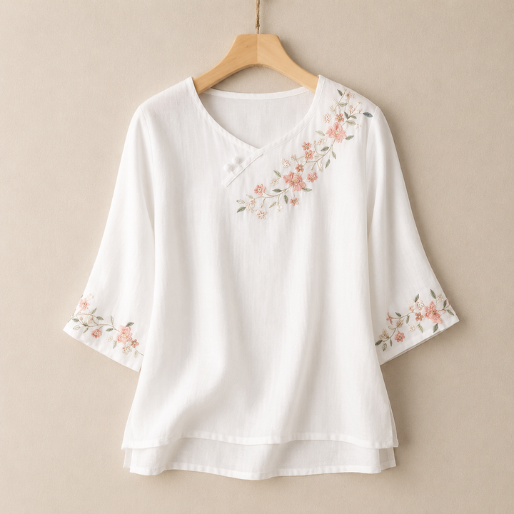 Blouse en Coton Lin Amoura