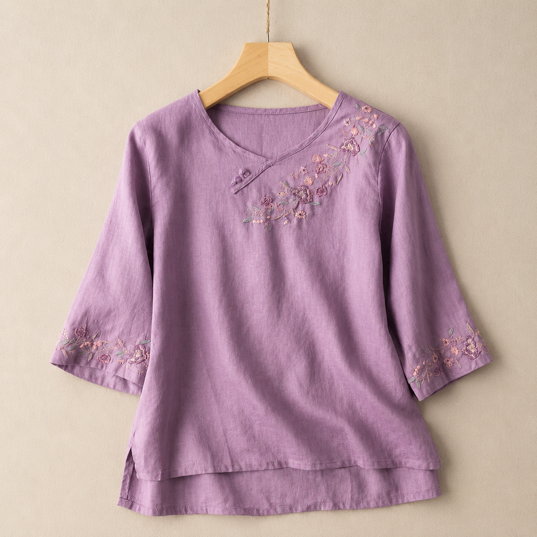 Blouse en Coton Lin Amoura