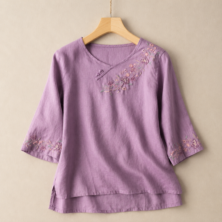 Blouse en Coton Lin Amoura