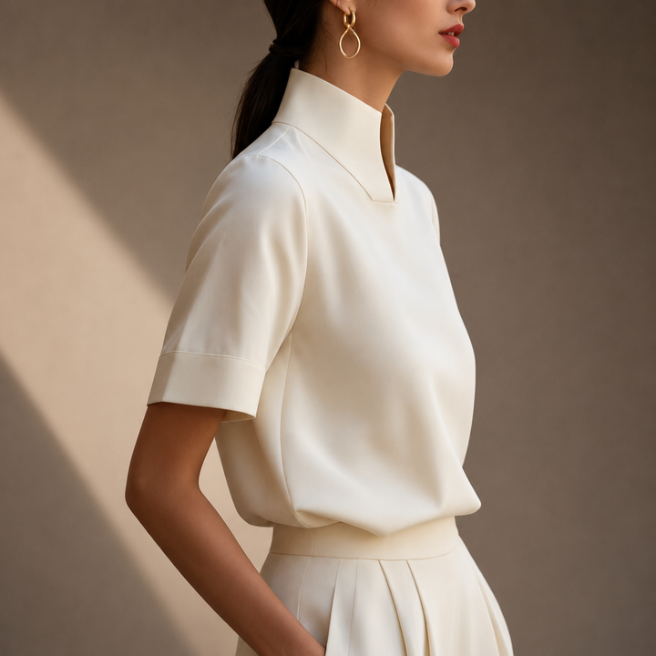 Blouse Amelie Col Montant