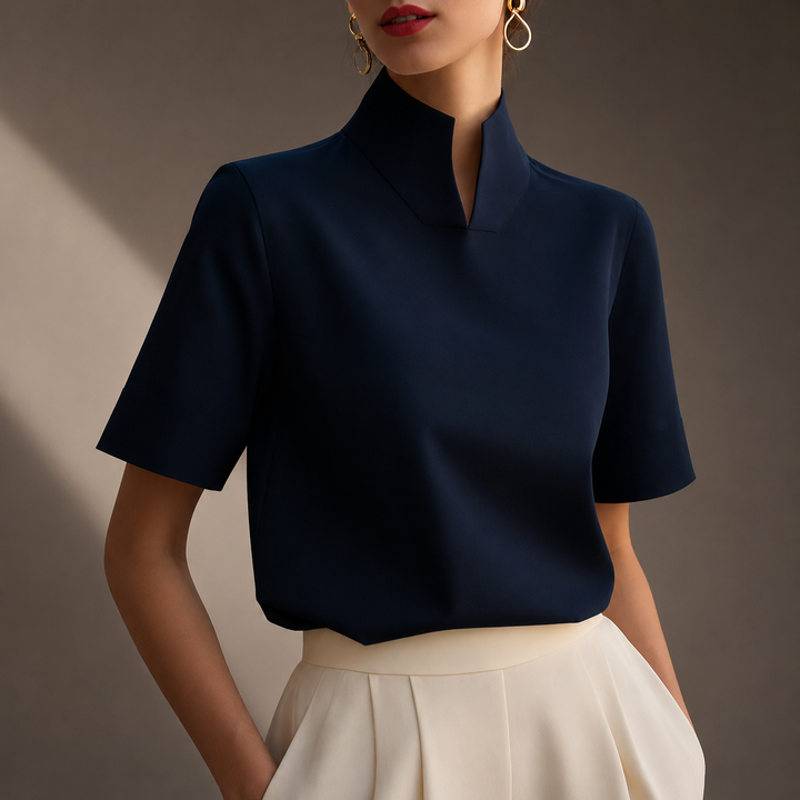 Blouse Amelie Col Montant