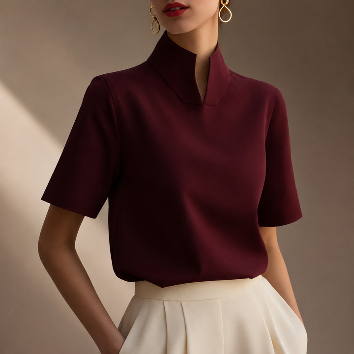Blouse Amelie Col Montant