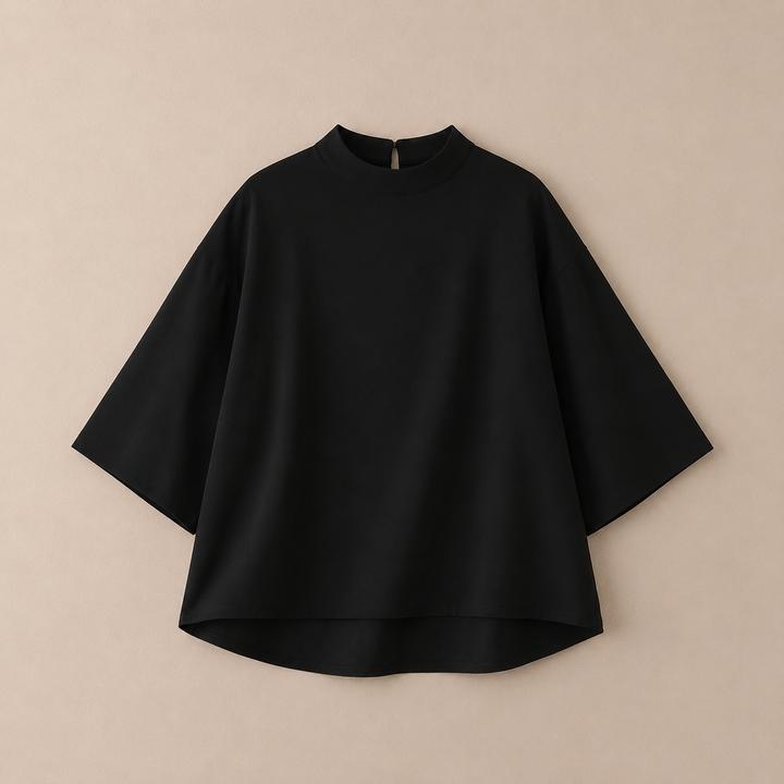 Blouse à col montant Amélie