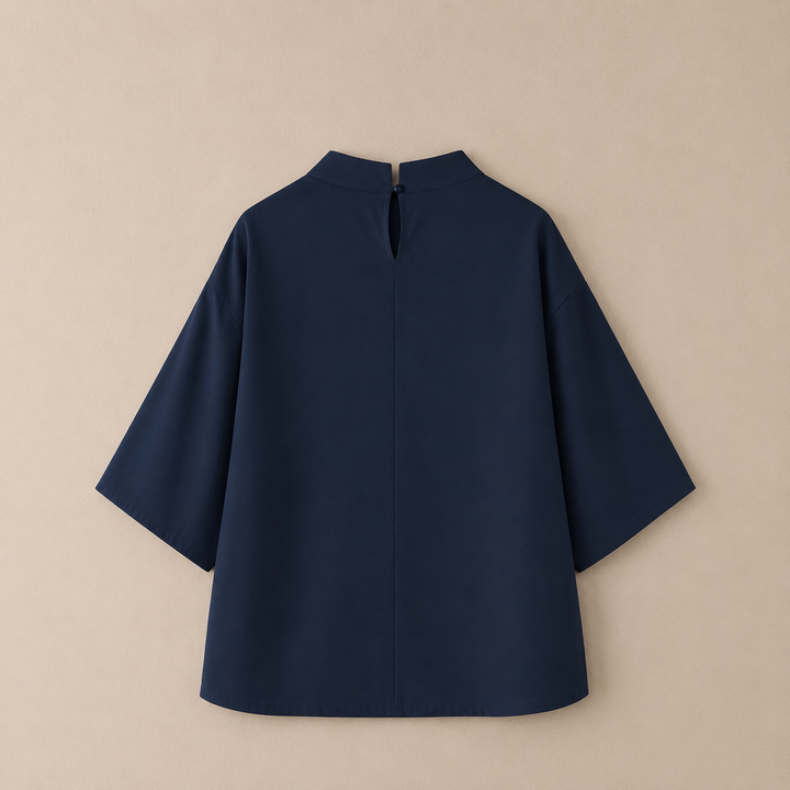 Blouse à col montant Amélie