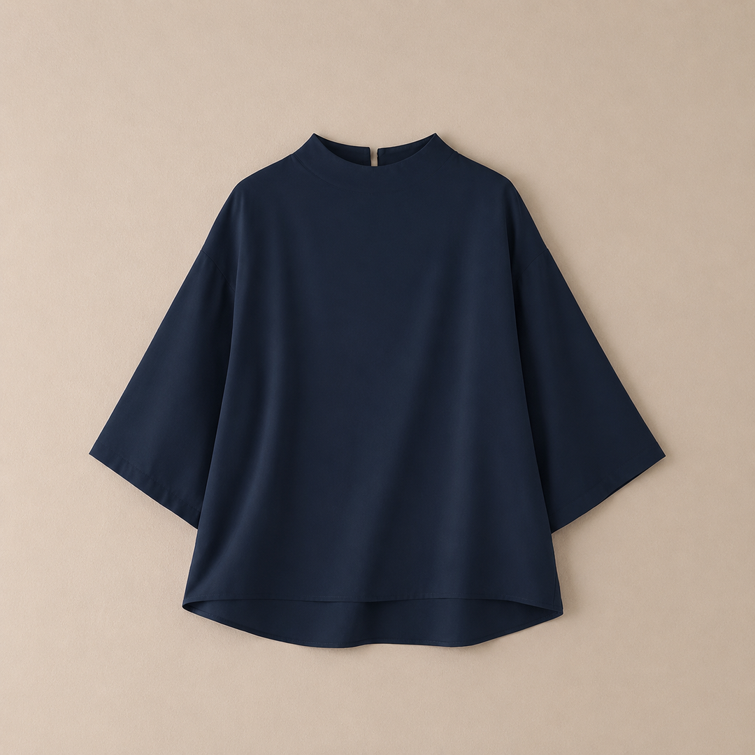 Blouse à col montant Amélie