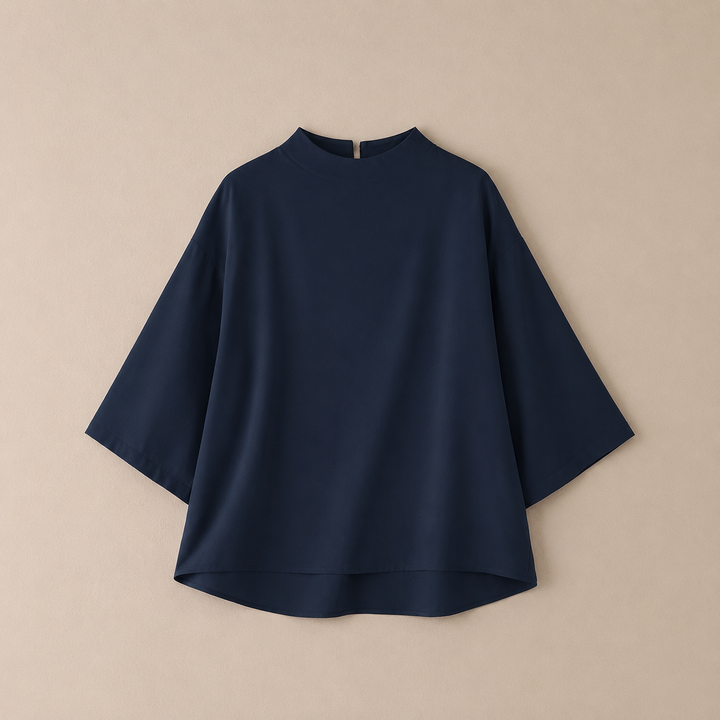 Blouse à col montant Amélie