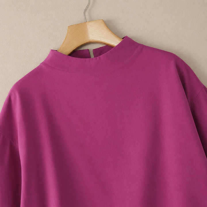Blouse à col montant Amélie