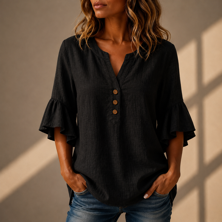 Blouse à Manches Volantes Adeline