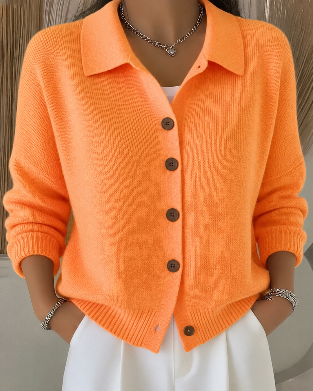 Sienna | Cardigan avec Col