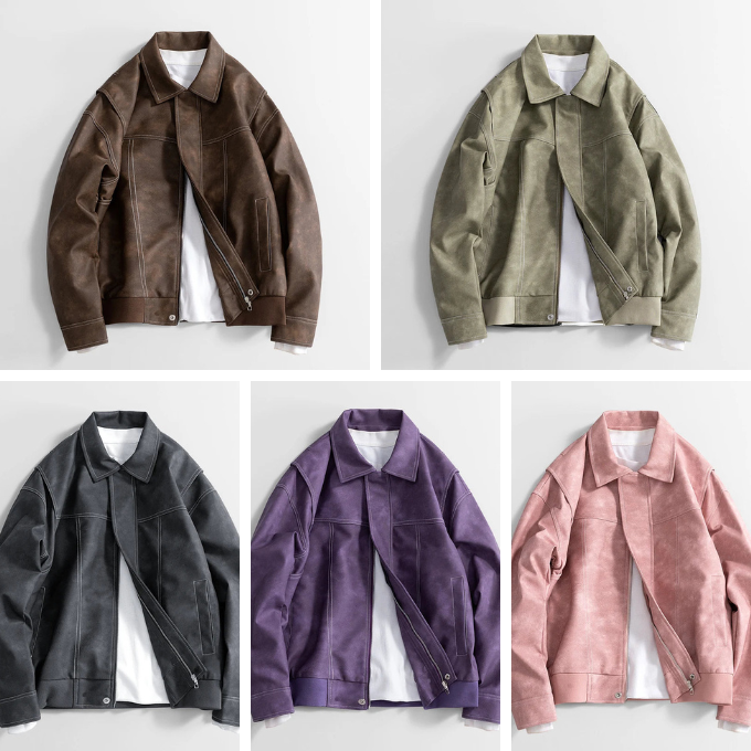 Benson Bomber en Cuir Classique