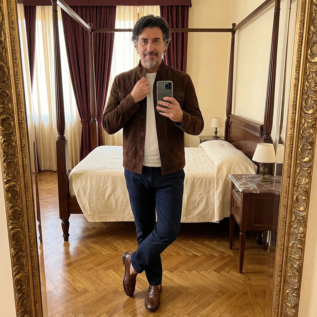 Veste en Daim Oltrarno
