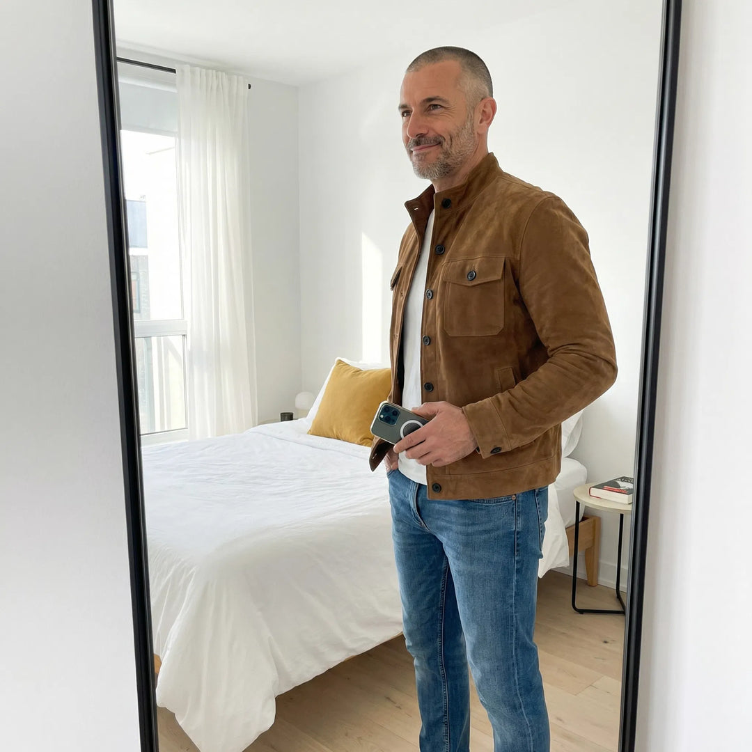 Veste en Daim Oltrarno