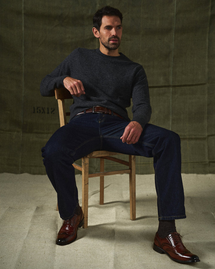 Brogues en Cuir de Vache 100% Pembroke