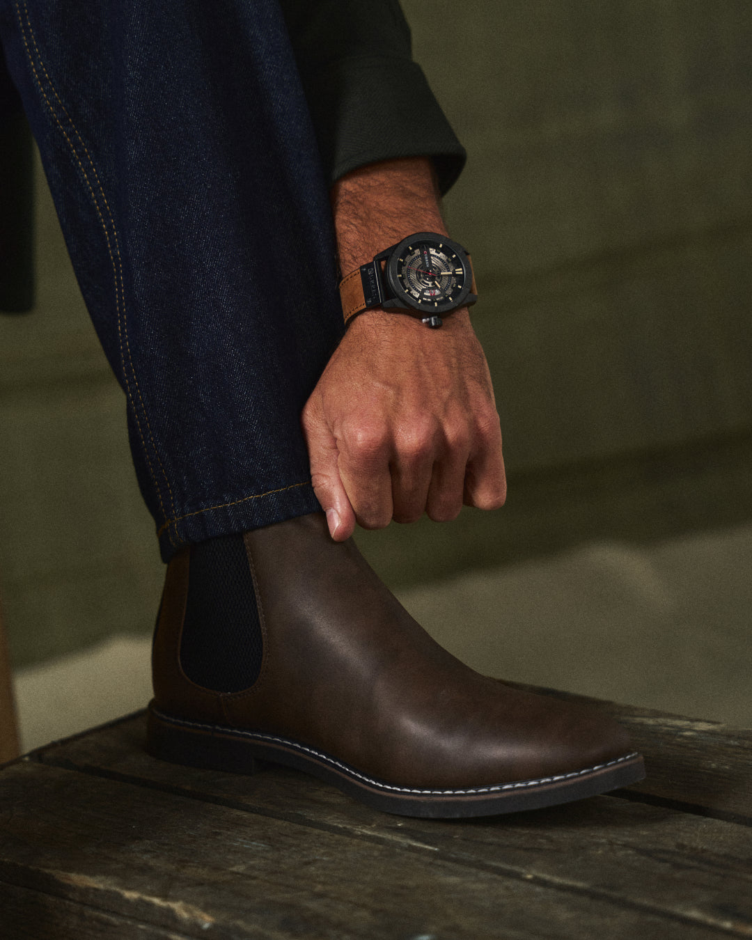 La Montre en Cuir Rowan