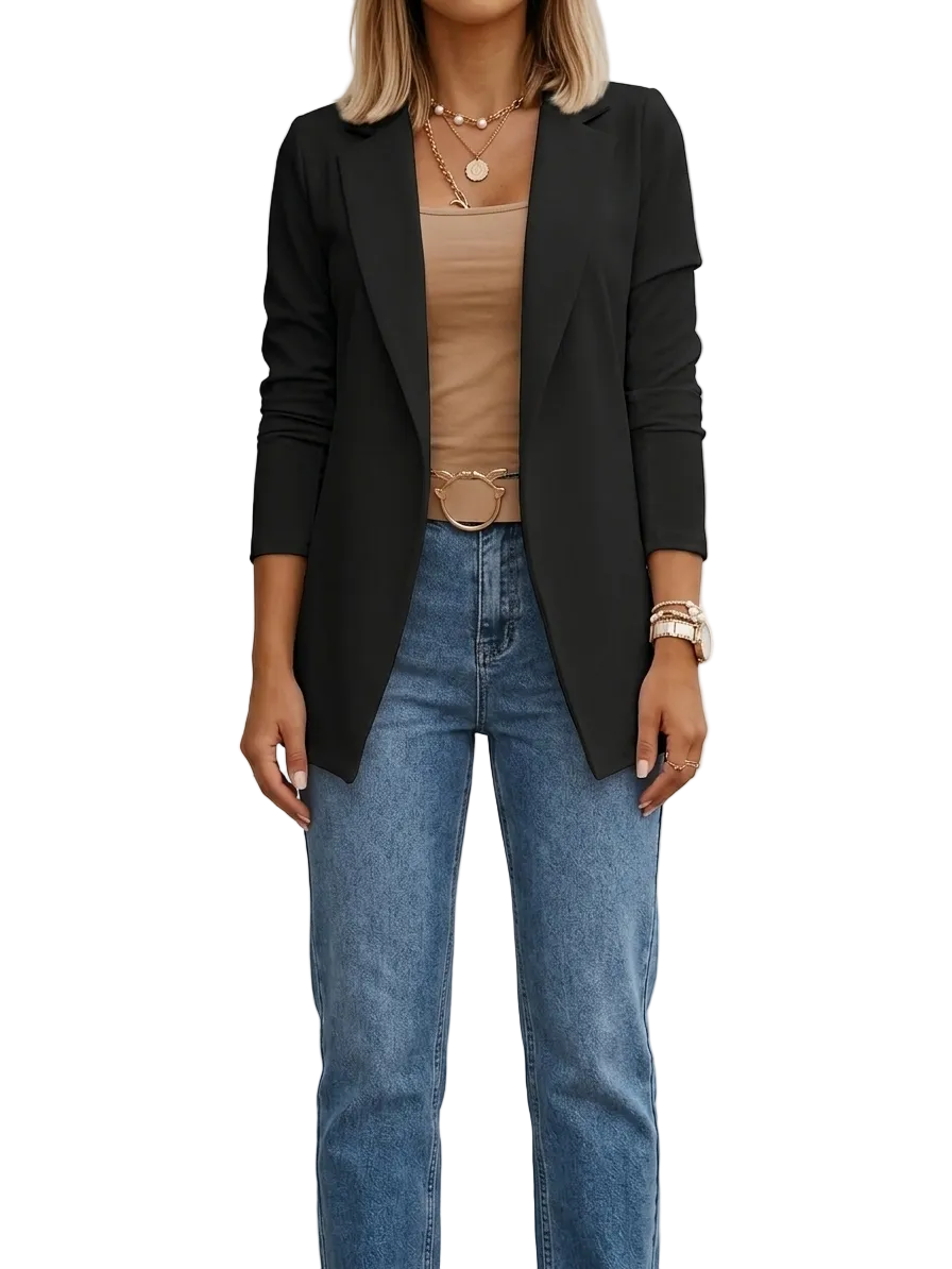 MOREAU LYON | BLAZER DRAPÉ ÉLÉGANT POUR FEMMES
