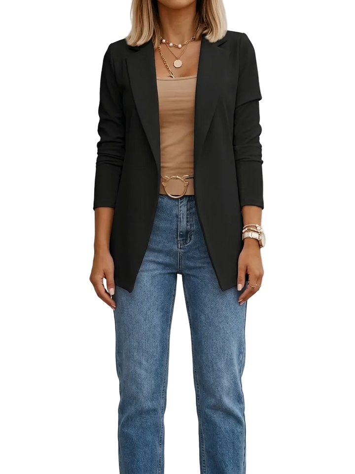 MOREAU LYON | BLAZER DRAPÉ ÉLÉGANT POUR FEMMES