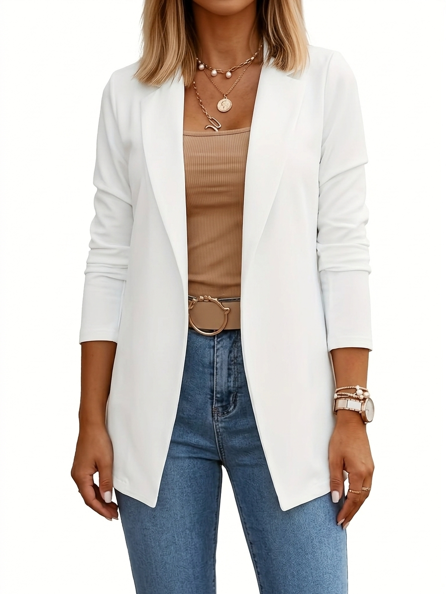 MOREAU LYON | BLAZER DRAPÉ ÉLÉGANT POUR FEMMES