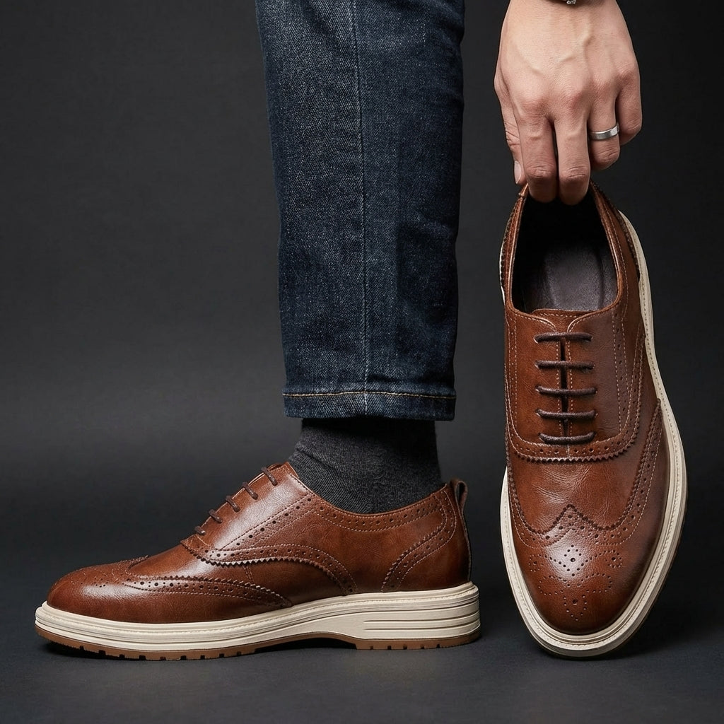 Oxfords en Cuir Navarro