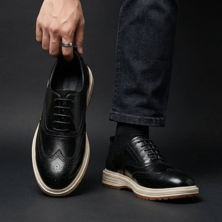 Oxfords en Cuir Navarro