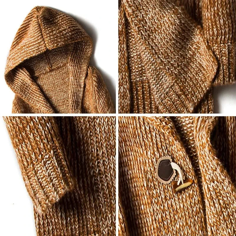 Cardigan en Laine Tricotée Adler