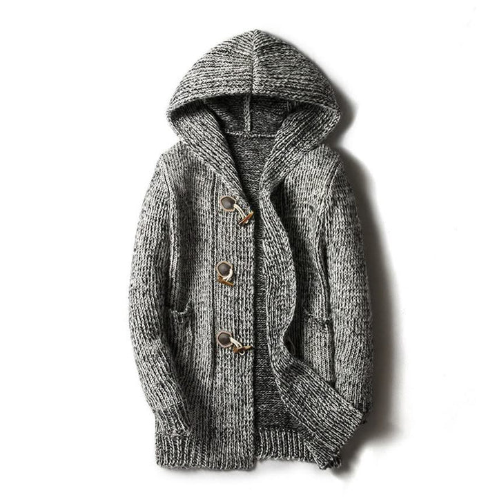 Cardigan en Laine Tricotée Adler