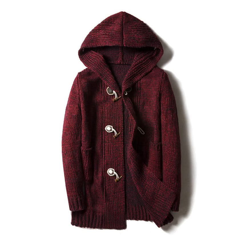Cardigan en Laine Tricotée Adler